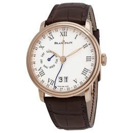 Blancpain Villeret Automatic White Dial Mens Watch 6637-3631-55b