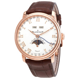 Blancpain Villeret Complete Calendar 8 Days Mens Watch 6639-3642-55b