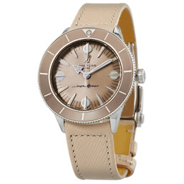 Breitling Superocean Heritage Automatic Iced Latte Dial Ladies Watch a10340a41a1x1