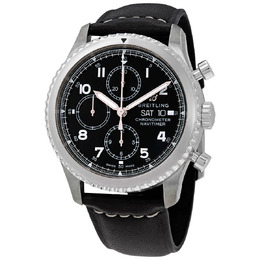 Navitimer 8 Chronograph Automatic Chronometer Black Dial Mens Watch A1331410-BG69-487X-A20BASA.6