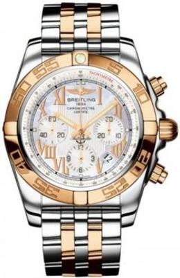 Breitling Chronomat Automatic Mens Two Tone Watch cb011012/a693.375c