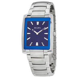 Bulova Classic Blue Dial Mens Watch 96a169