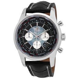Breitling AB0510U4-BB62BKCD Transocean Chronograph Unitimer Analog GMT World Time Watch
