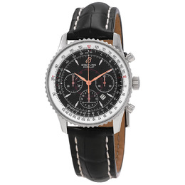 Breitling Montbrillant Chronograph Automatic Black Dial Mens Watch a4137012/b875.728p.a18ba