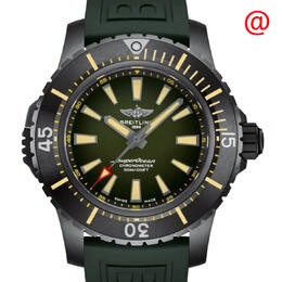 Pre-owned Breitling Superocean Automatic Green Dial Mens Watch V17369241L1S2