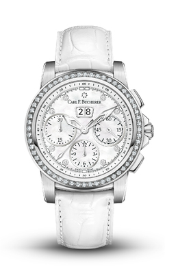 Carl F. Bucherer Patravi Chronodate Diamond Chronograph Watch with Automatic Movement - 00.10611.08.74.13