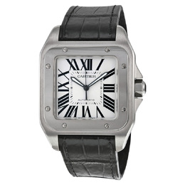 Pre-owned Cartier Santos 100 Men's Watch w20073x8