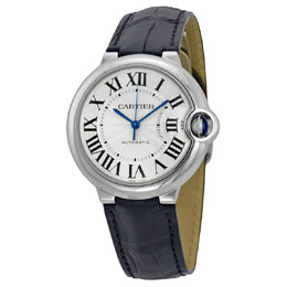 Cartier Ballon Bleu Automatic Silver Dial Ladies Watch w69017z4