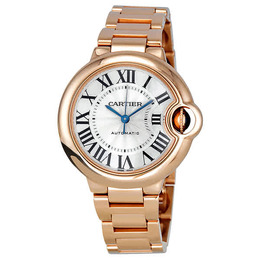 Cartier Ballon Bleu de Cartier 18kt Pink Gold 33mm Watch w6920068
