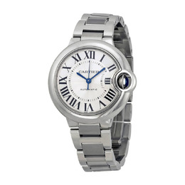 Cartier Ballon Bleu Automatic Silver Dial 33 mm Ladies Watch w6920071