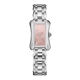 Carl F. Bucherer Alacria Mini Ladies Watch - Silver Stainless Steel Case with Pink Dial Model 00.10703.08.92.21