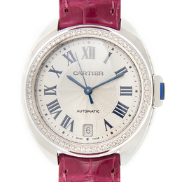 Cartier Cle Automatic Diamond Ladies Watch wjcl0011