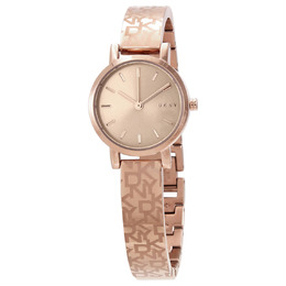 DKNY Ladies Soho Series Quartz Rose Dial Watch NY2884