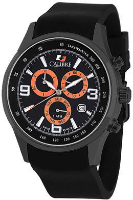 sc-4m1-13-007 Calibre Mauler Black Dial Chronograph Mens Watch