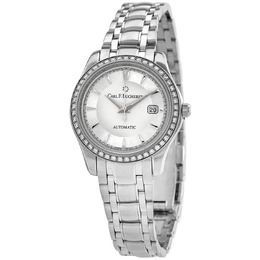Carl F. Bucherer Manero Autodate Automatic Diamond Silver Dial Watch Артикул: 00.10911.08.13.31