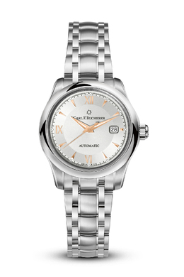 Carl F. Bucherer Manero Autodate Automatic Silver Dial Ladies Watch 00.10911 - Chronograph Style, Elegant Swiss Timepiece