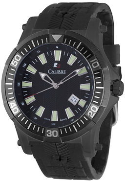 Calibre Hawk Date Black Dial Mens Watch SC-4H1-13-007