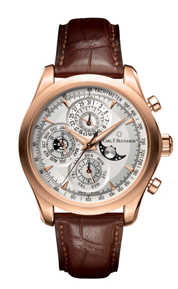 Carl F. Bucherer Manero Chronograph Perpetual Automatic Mens Watch, Item Code: 00.10906.03.13.01