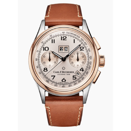 Carl F. Bucherer HERITAGE BICOMPAX ANNUAL Chronograph Tachymeter Watch - Model: 10803.07.42.01