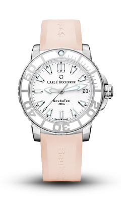 Carl F. Bucherer Patravi ScubaTec Automatic White Dial Watch - Model No: 00.10634.23.23.04