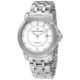 Carl F. Bucherer Patravi Autodate Automatic White Dial Mens Watch 00.10637