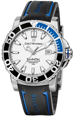 00.10632.23.23.01 Carl F. Bucherer Patravi ScubaTec Chrono Batman Bezel Men's Watch