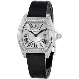 Cartier Roadster 18kt White Gold Diamond Ladies Watch we500260