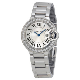 Cartier Ballon Bleu 18kt White Gold Ladies Watch we9003z3