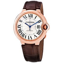 Cartier Ballon Bleu Automatic 18kt Rose Gold Ladies Watch wgbb0009