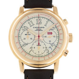 Chopard Mille Miglia 2014 Race Edition White Dial 18 Carat Rose Gold Mens Watch 161274-5006