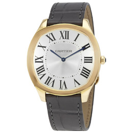 Cartier Drive Extra-Flat Hand Wind 18kt Yellow Gold Mens Watch wgnm0011