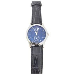 Chopard LUC Quattro Hand Wind Blue Dial Mens Watch 161863-1001