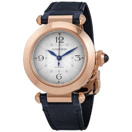 Cartier Pasha de Cartier Automatic 18kt Rose Gold Ladies Watch wgpa0014