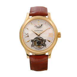 Chopard L.U.C Tourbillon White Dial Mens Watch 161869-5001