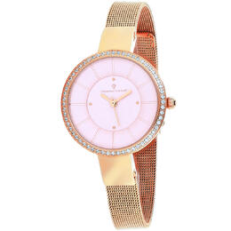 Christian Van Sant Reign Quartz Pink Dial Ladies Watch cv0223