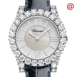 Chopard L'Heure Du Diamant Automatic Diamond Silver Dial Ladies Watch 139419 1414