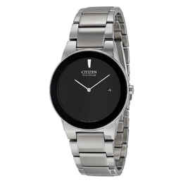 Citizen Axiom Eco-Drive Black Dial Mens Watch au1060-51e