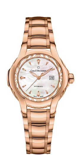 CFB Pathos Diva Automatic Ladies Watch 00.10580.03.73.21 - Rose Gold Dial, Mother of Pearl Insert