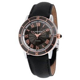 Cartier Ronde Croisiere Automatic Gray Dial Mens Watch w2rn0005