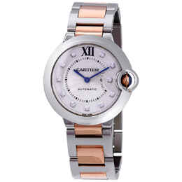 Cartier Ballon Bleu Automatic Ladies Two Tone Watch w3bb0018