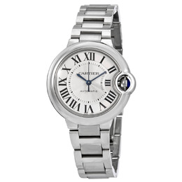 Cartier Ballon Bleu Automatic Silver Dial Ladies Watch wsbb0044