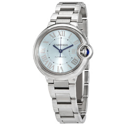 Cartier Ballon Bleu Automatic Blue Dial Ladies Watch wsbb0062