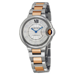 Cartier Ballon Bleu Silver Dial Ladies Watch we902061