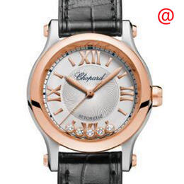Chopard Happy Sport Automatic Silver Dial Mens Watch 278572-6009