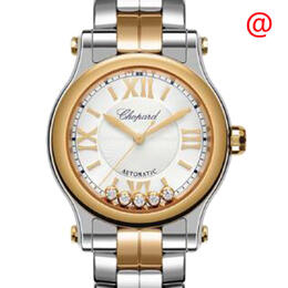 Chopard Happy Sport Automatic White Dial Ladies Watch 278573-6009