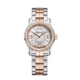 Chopard Happy Sport Automatic Diamond Silver Dial Ladies Watch 278573-6016