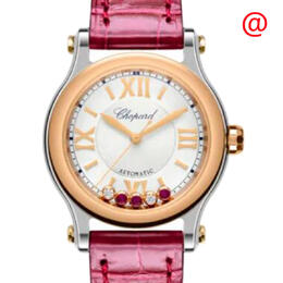 Chopard Happy Sport Automatic White Dial Ladies Watch 278573-6025