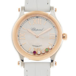 Chopard Happy Sport Automatic Silver Dial Ladies Watch 278573 6028