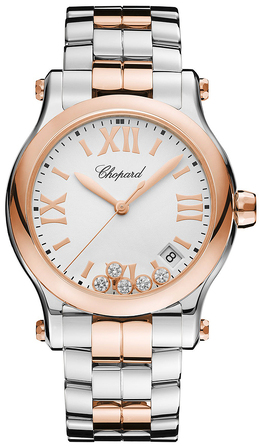 Chopard Happy Sport White Dial Ladies Watch 278582-6002