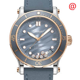 Chopard Happy Sport Automatic Chronometer Blue Dial Mens Watch 278587-6001